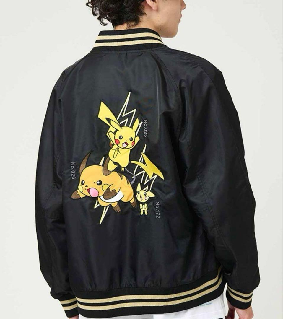 【本日最終価格】グラニフ ポケモン ピカチュウ＆ライチュウ＆ピチュー XL.