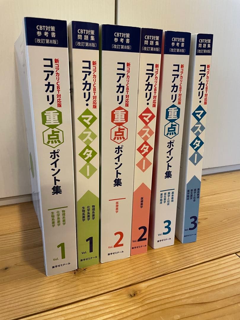 [改訂第8版] コアカリ重点ポイント集・マスター　vol.1〜3セット