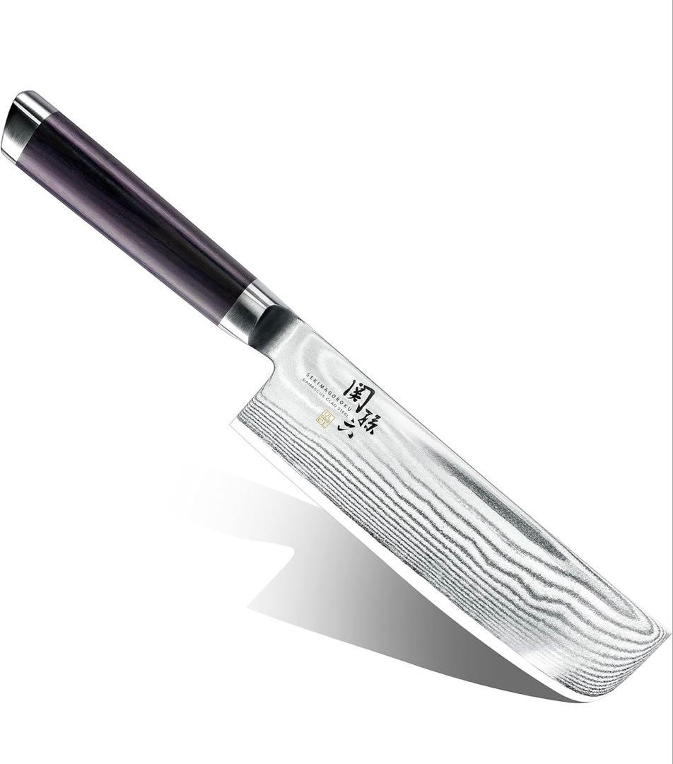 貝印⭐︎関孫六ダマスカス三徳160mm&菜切包丁165mmセット