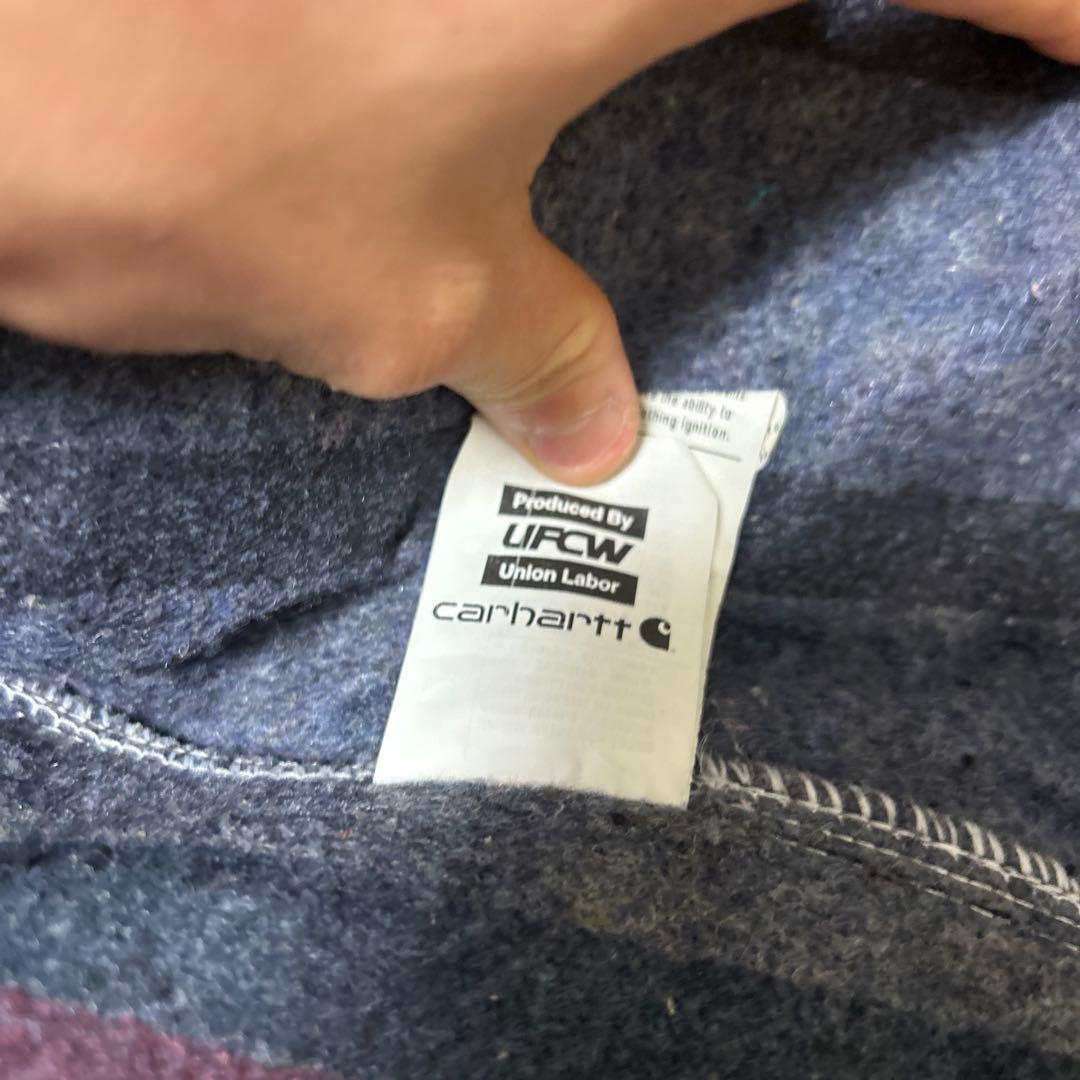 希少 S USA製 Carhartt デトロイトジャケット ブラック 黒