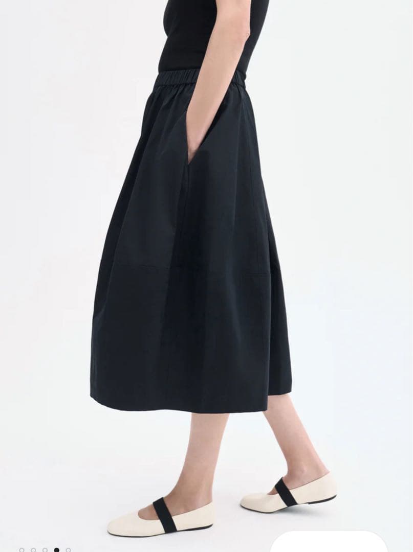 スカート haru_makiCOTTON POPLIN BUBBLE SKIRT