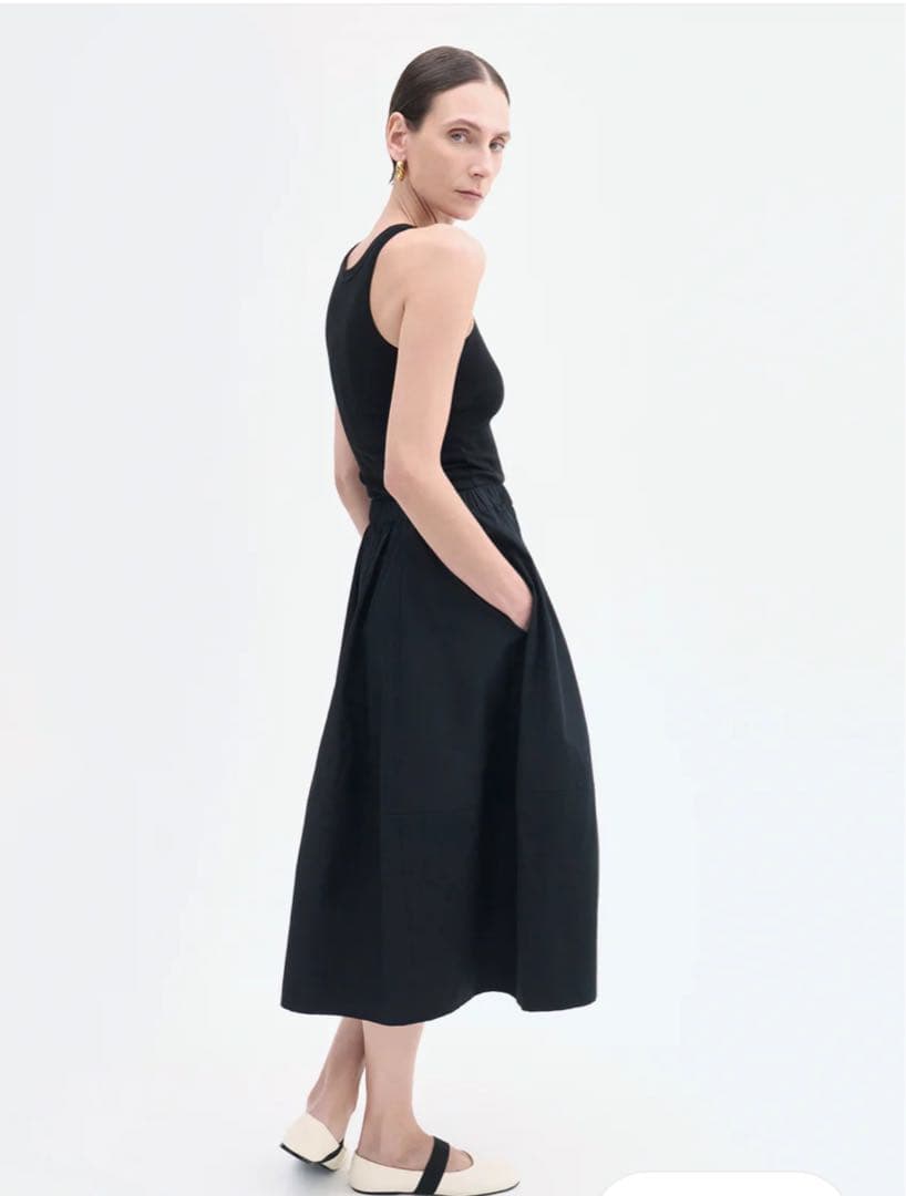 スカート haru_makiCOTTON POPLIN BUBBLE SKIRT