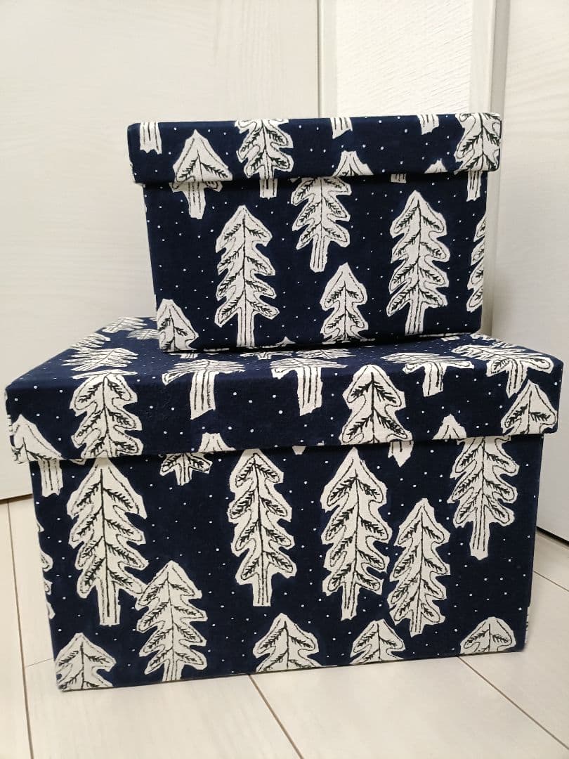 ※コスタ※　ミナペルホネン ファブリックボックス 大と中サイズ２個セット