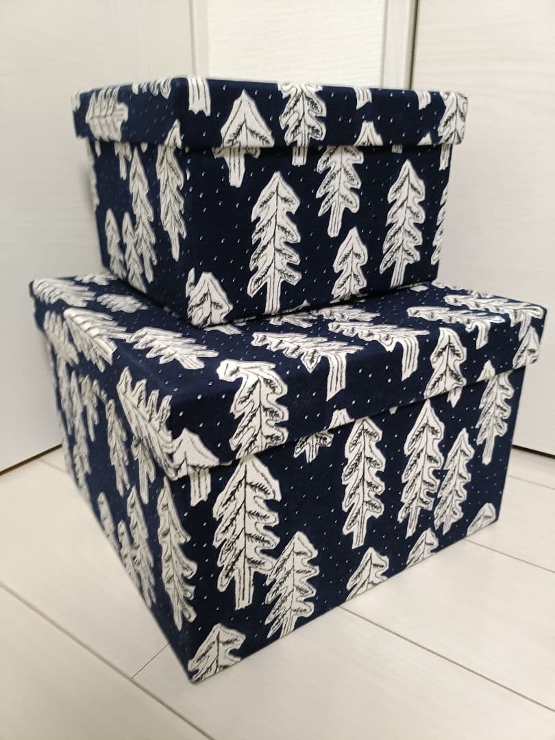 ※コスタ※　ミナペルホネン ファブリックボックス 大と中サイズ２個セット