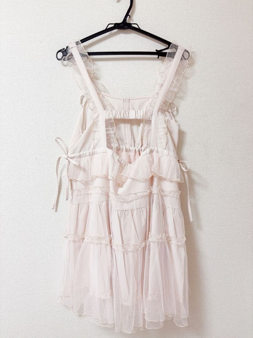 merryjenny メリージェニー チュールドロストミニキャミワンピース