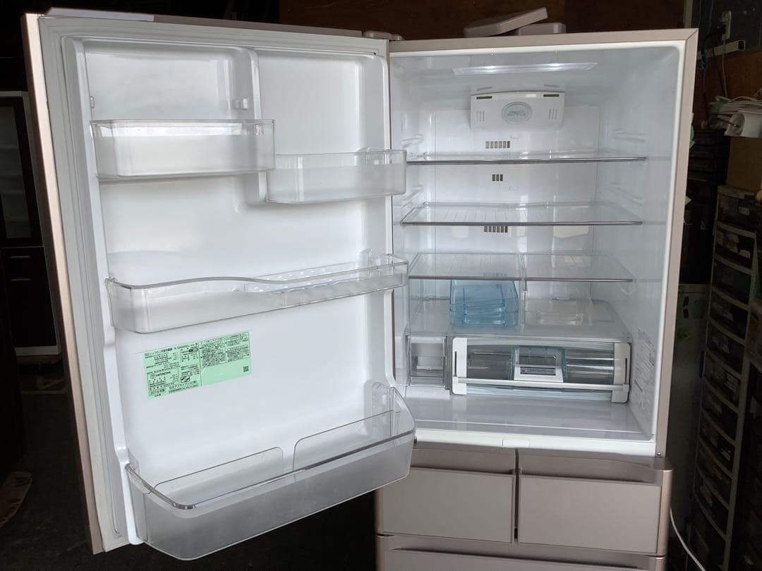 5ドア冷蔵庫 日立 R-S4000GL(XN) 401L 16年製 真空チルド