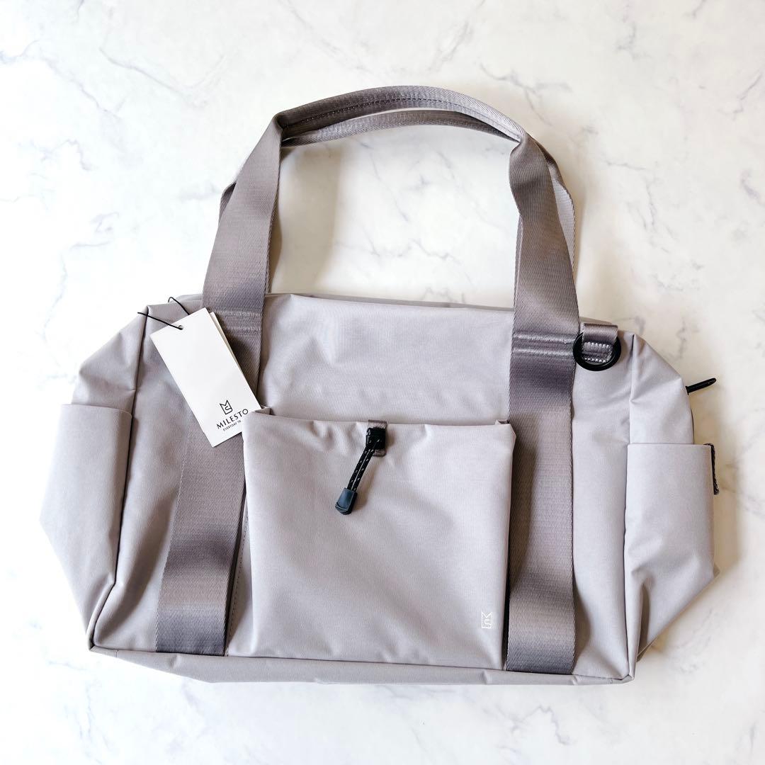 新品⭐︎ミレスト　ボストンバッグ リキッド 強撥水 1〜2泊 キャリーオン　旅行