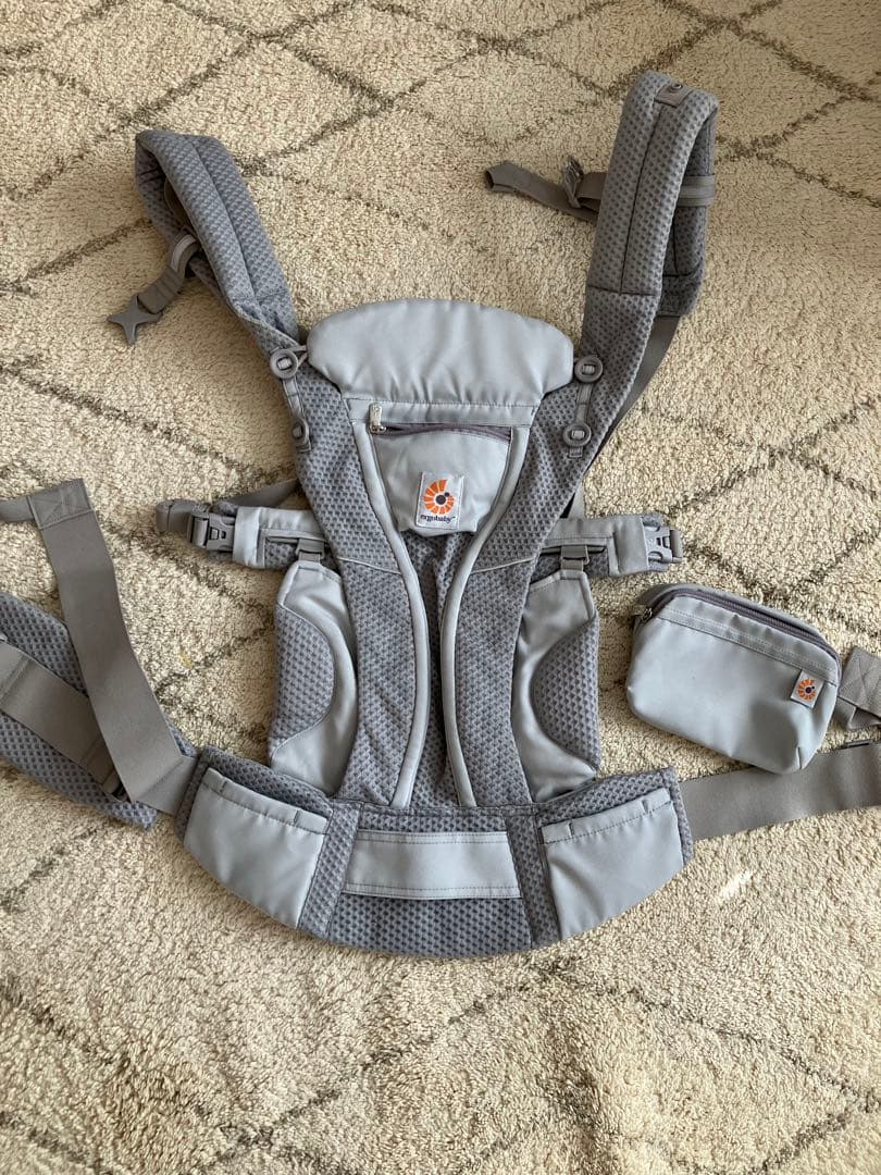 エルゴベビー オムニブリーズ 抱っこ紐 メッシュ グレー