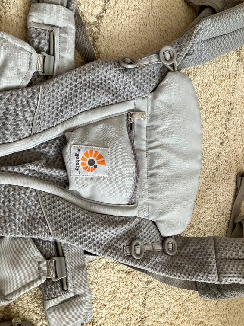 エルゴベビー オムニブリーズ 抱っこ紐 メッシュ グレー