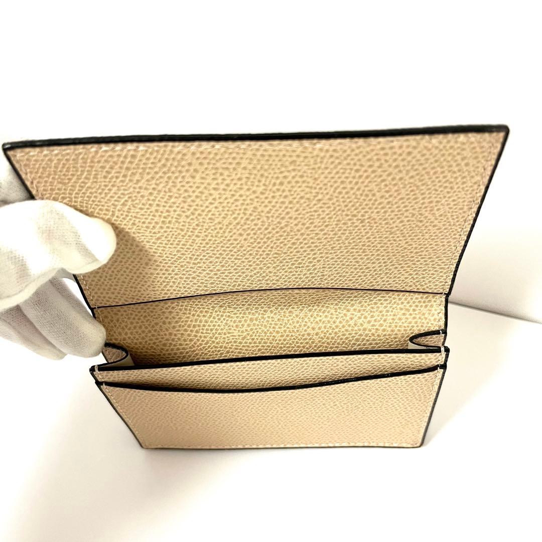 ⭐️美品⭐️Valextra ヴァレクストラ カードケース名刺入れ ピンク ベージュ