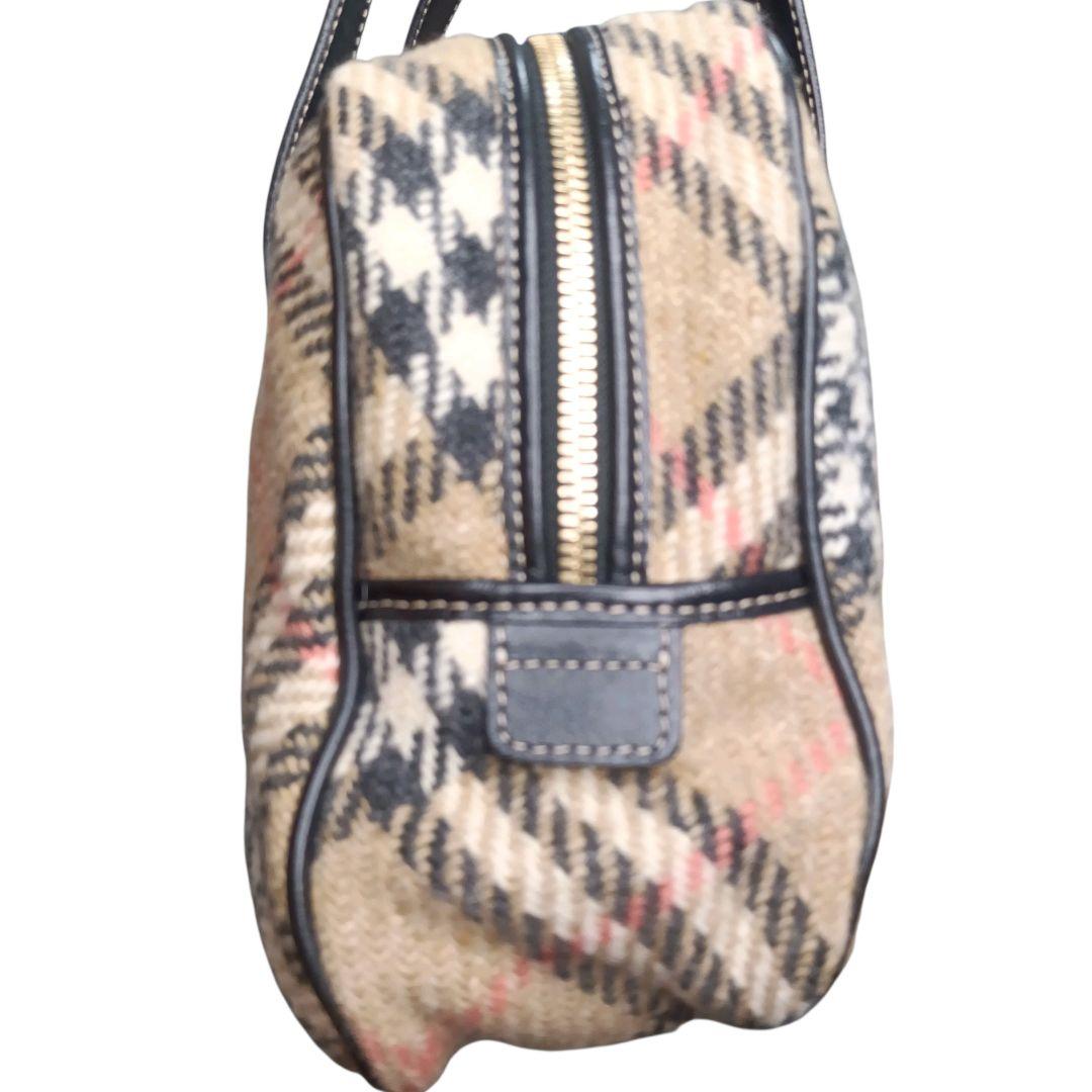 ✨Burberry London ノバチェック コットン ミニボストンバッグ