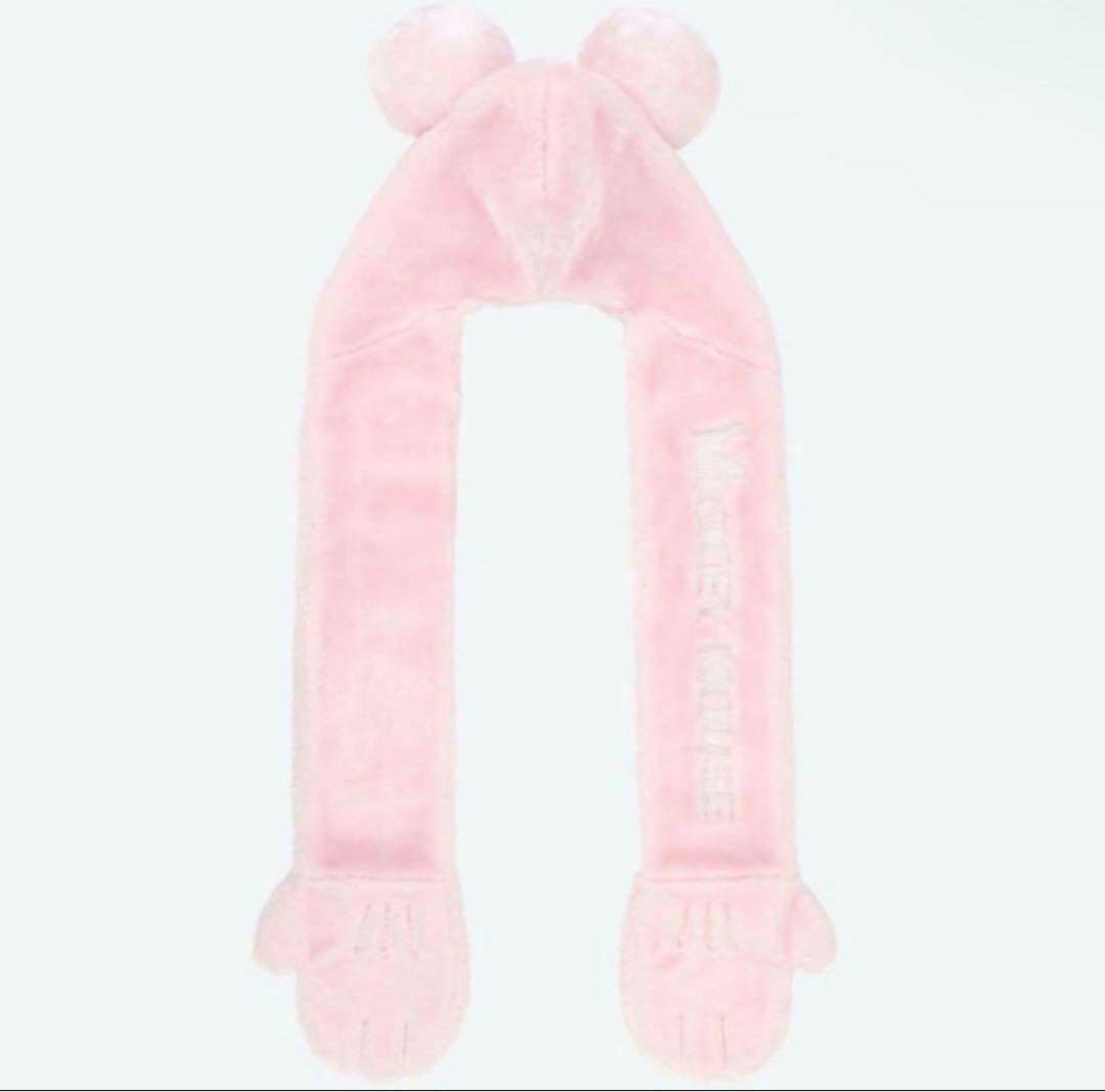 【蓮】ディズニー♡マフラーキャップ ファンキャップ ピンク