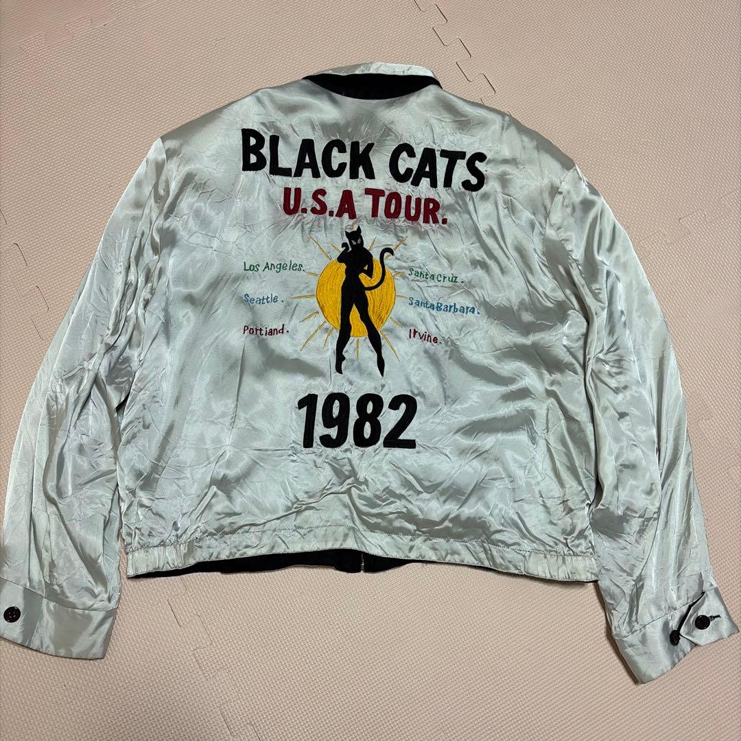 BLACK CATS U.S.A TOUR 1982ビンテージスカジャン肩パット