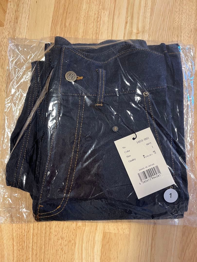 2025AW アップデート版 Eaphiウェーブデザイン ハイウエストデニム