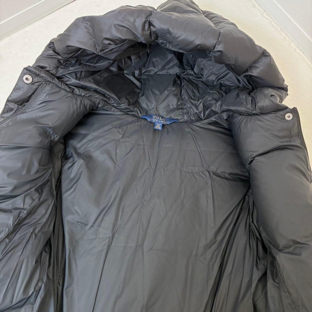 さ*☆様 ✨未使用級✨　ポロラルフローレン　ダウンコート　黒　ポニー刺繍　XS〜