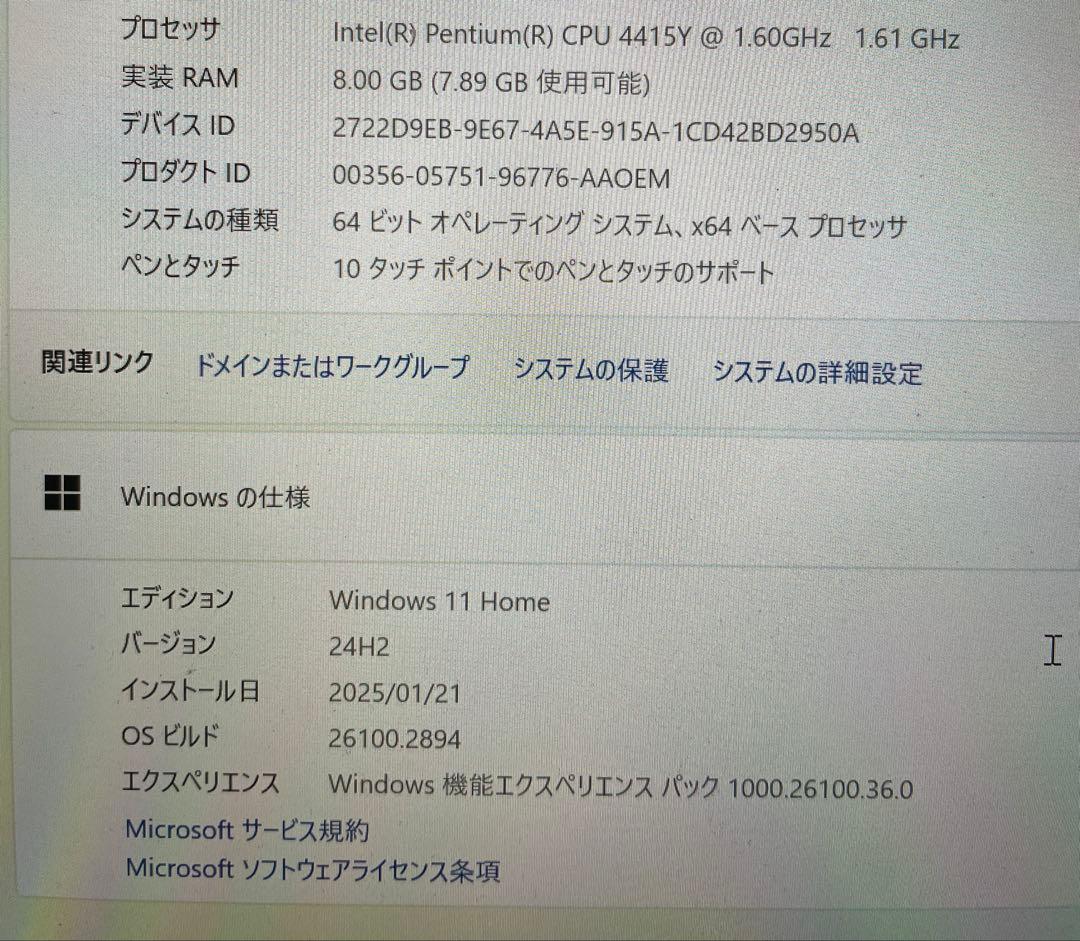 Microsoft surface Go 128GB セット(Window11)