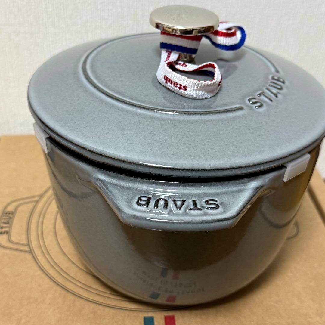 ストウブ ラココットデゴハン M グレー 新品未使用