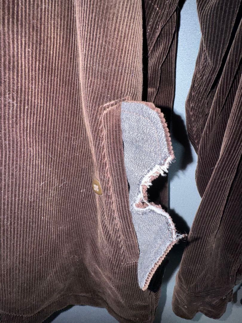 BONCOURA コーデュロイ　スウィングトップ　ダークブラウン　サイズМ