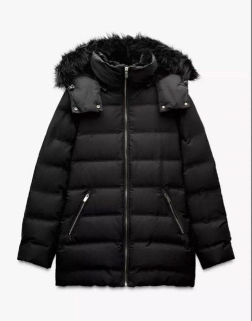 ZARA ダウンジャケット セミロング S