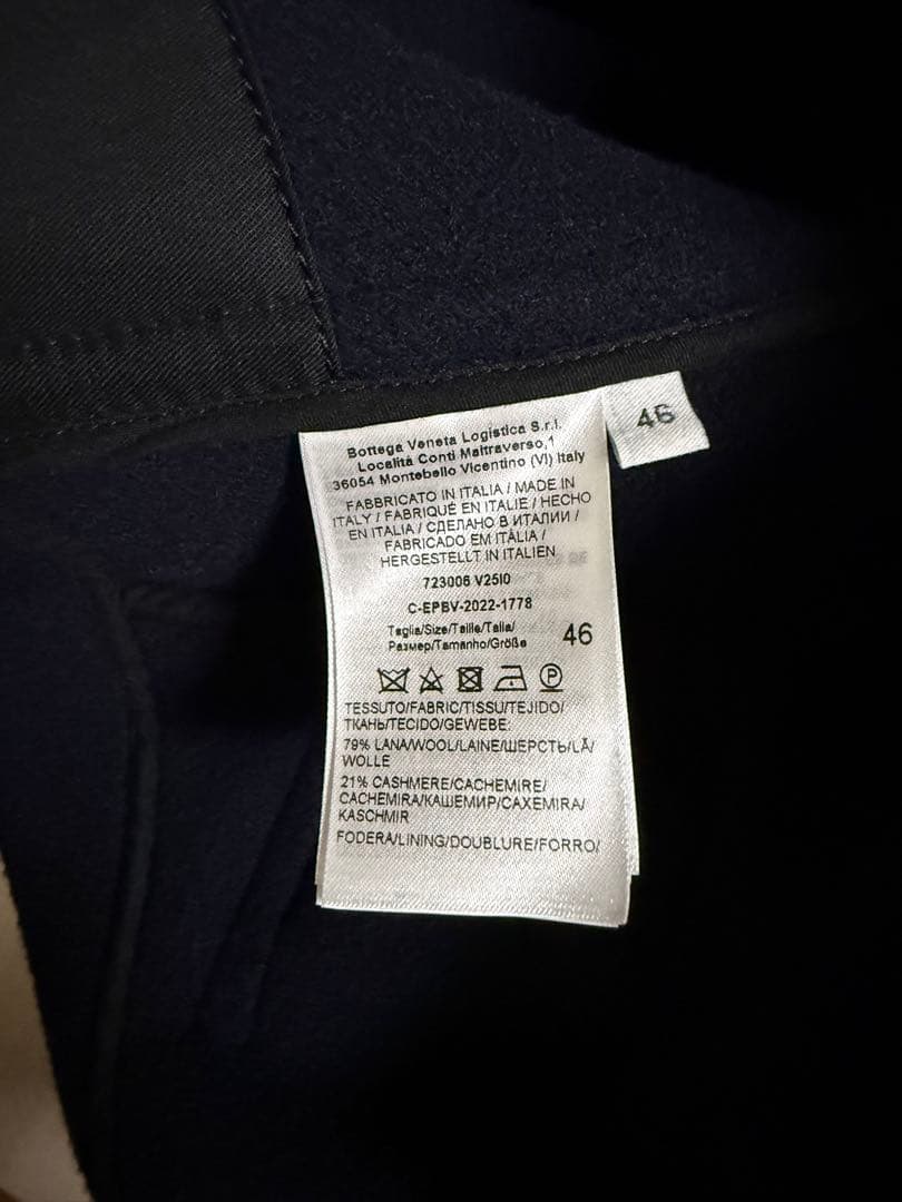 BOTTEGA VENETA メンズクロップドコート