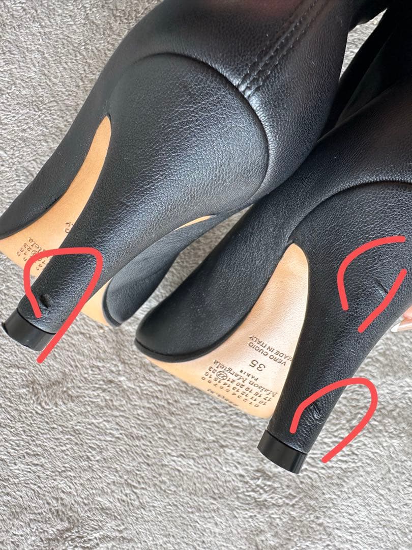 【極美品】Maison Margiela足袋ブーツ 35 ブラック