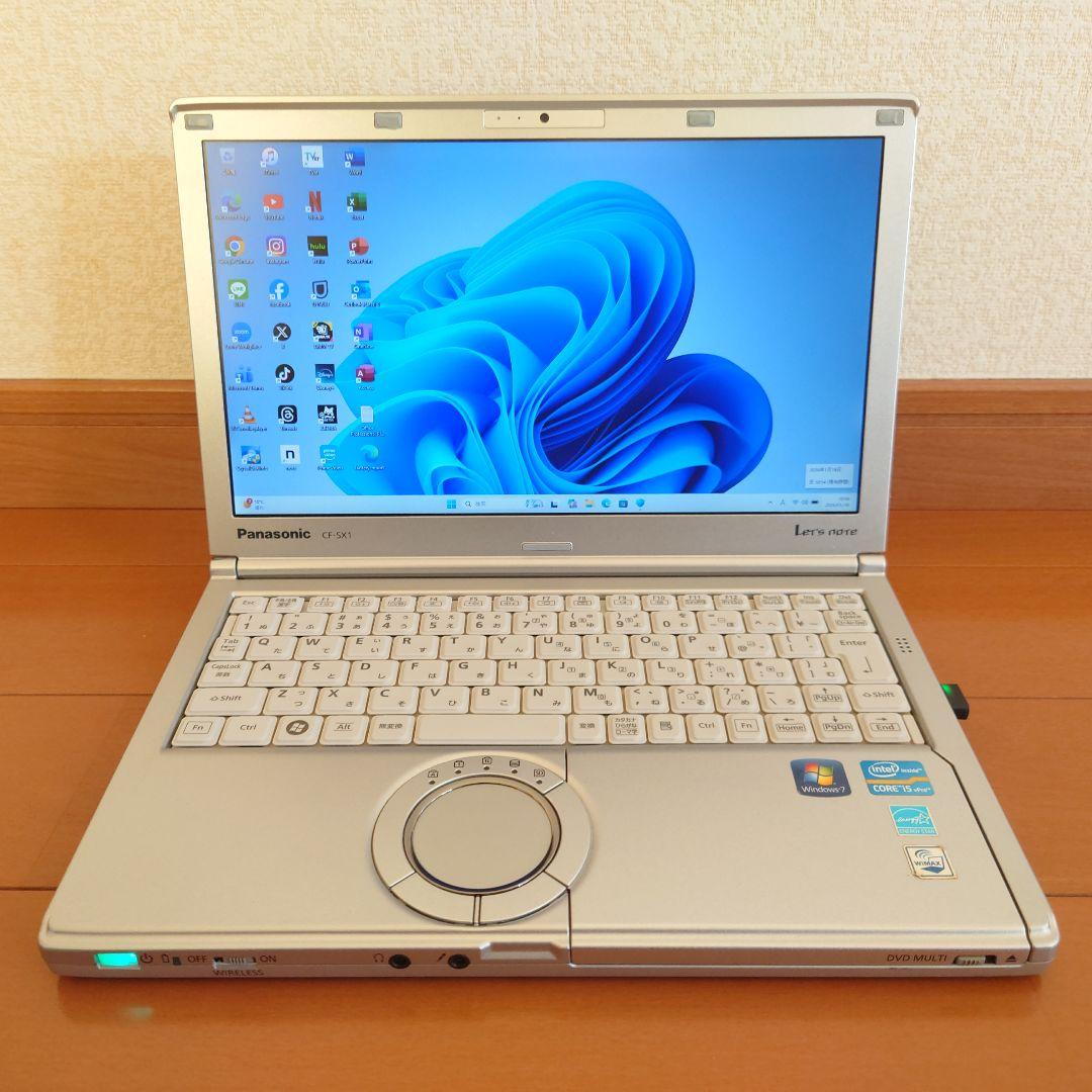 【訳あり】設定済✨️レッツノートCF-SX1◆Win11/i5/SSD/オフィス