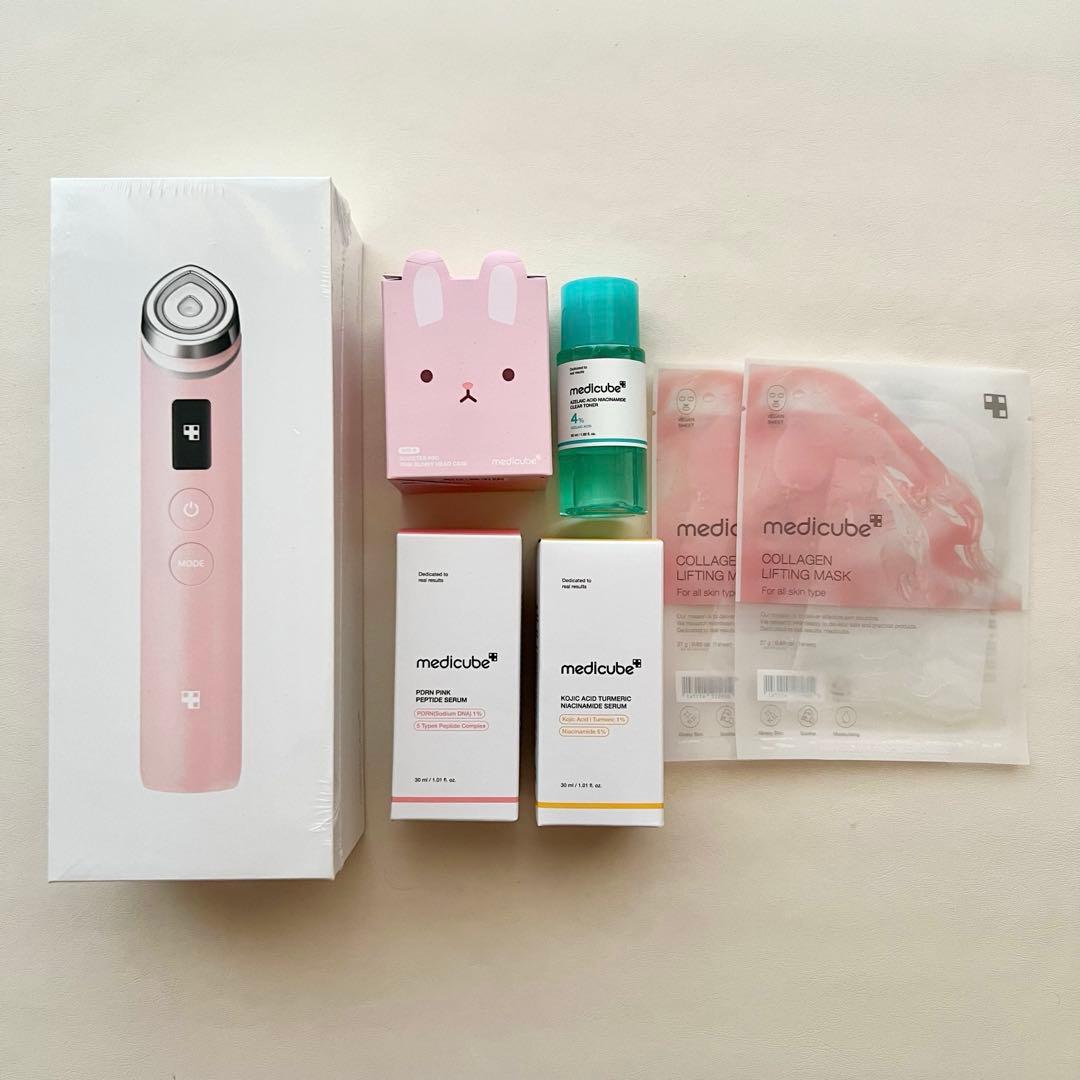 Medicube ブースタープロ ピンク うさぎ キャップ付　6点セット