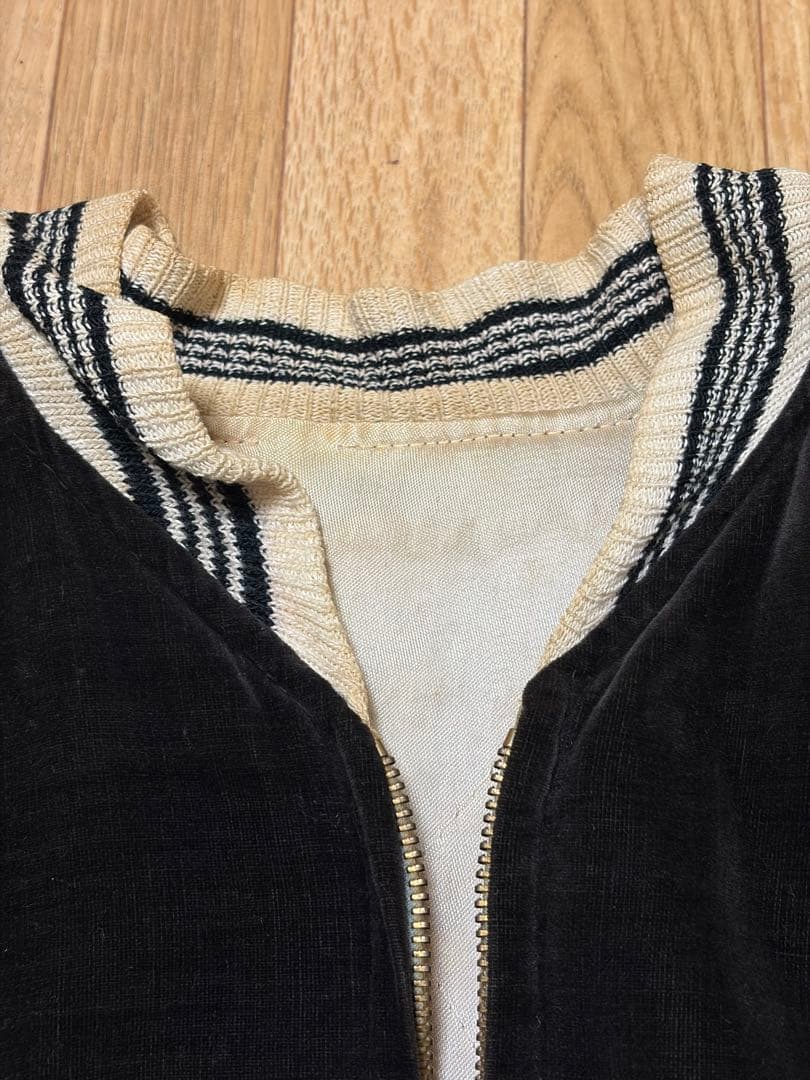 50s 60s 刺繍スカジャン ヴィンテージ 古着 別珍