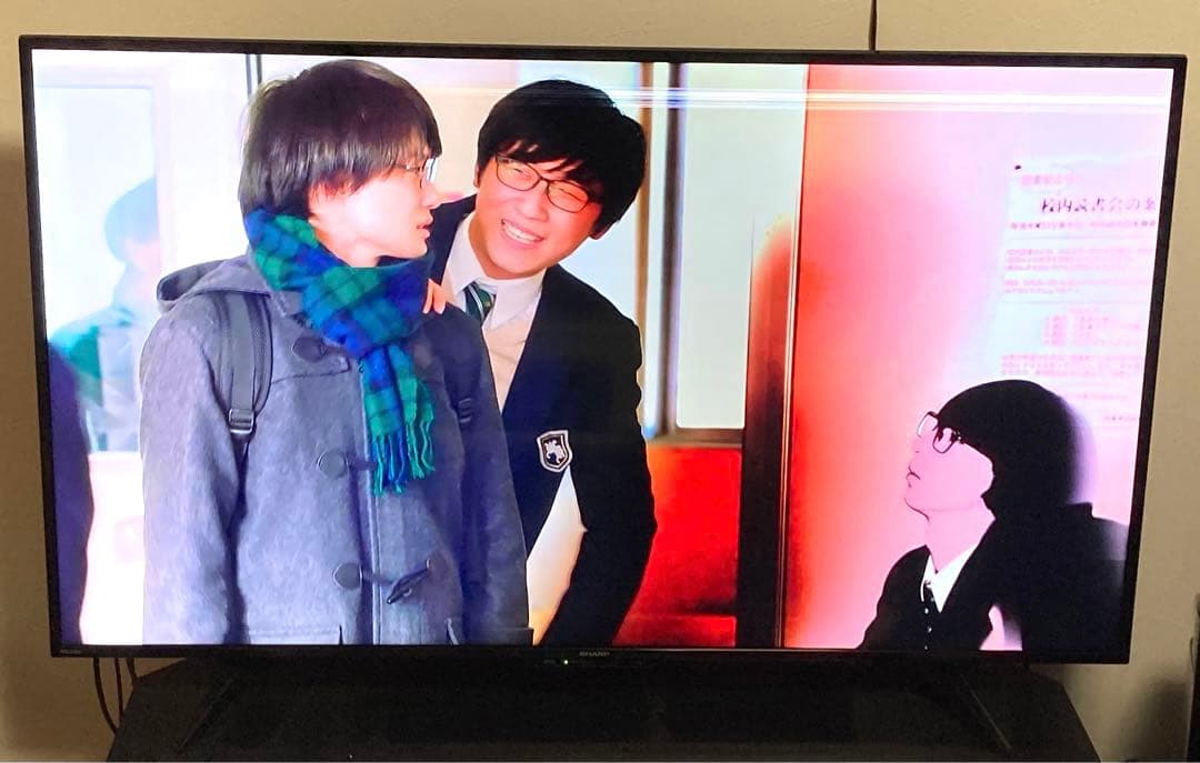 2019年製 SHARP 4T-C50AH2 液晶テレビ (液晶不良あり)