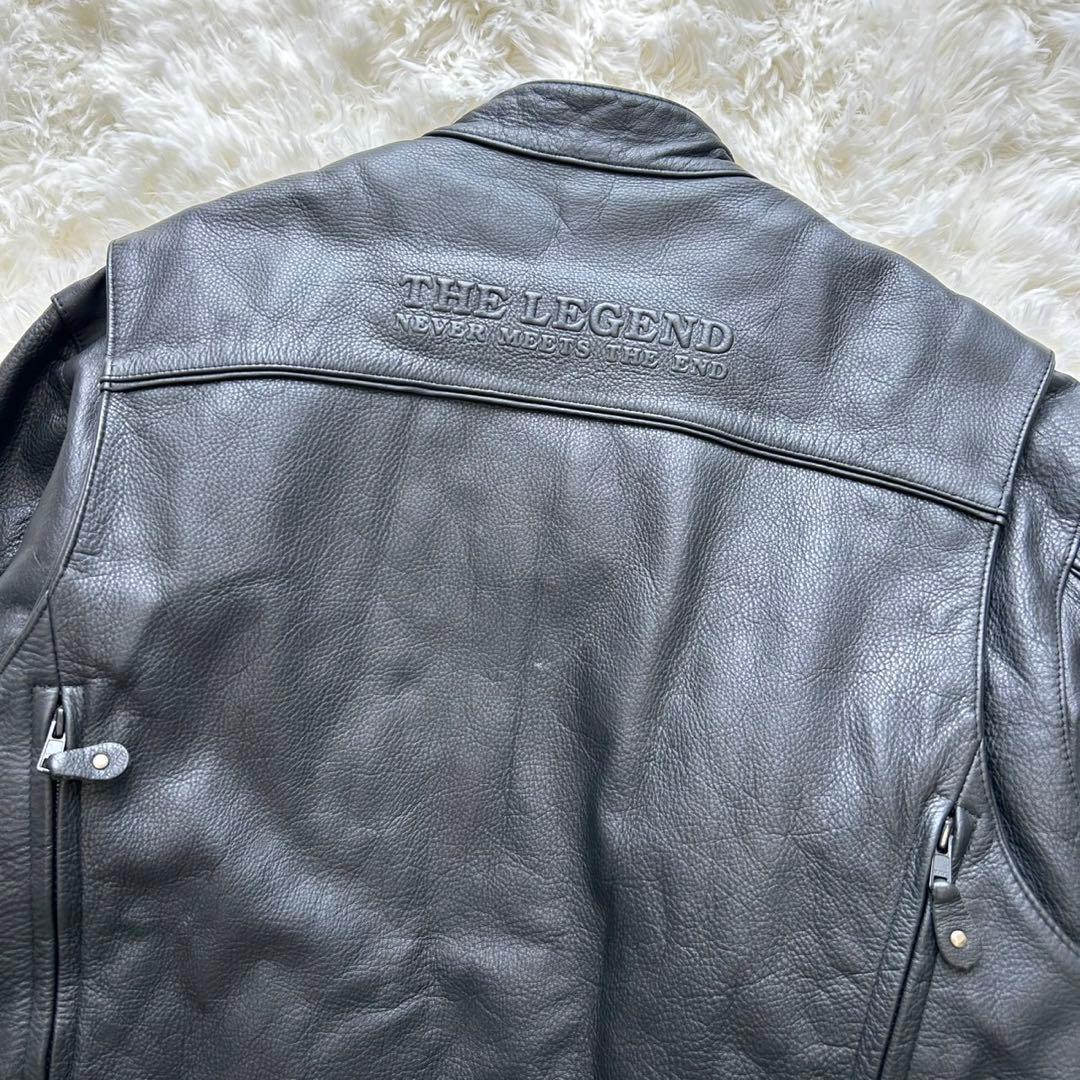 【専用】矢沢永吉 E.YAZAWA シングルライダース レザージャケット L