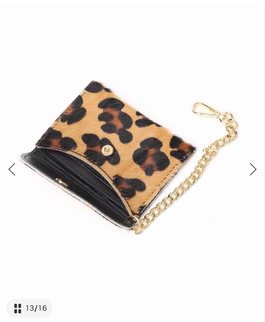 ミロス　ミニボストンバッグ・レオパードポーチ付き