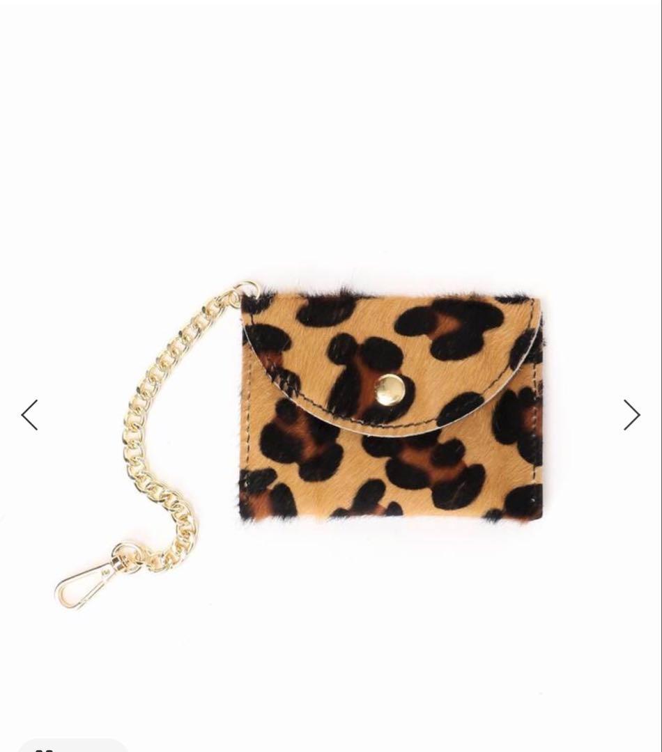 ミロス　ミニボストンバッグ・レオパードポーチ付き