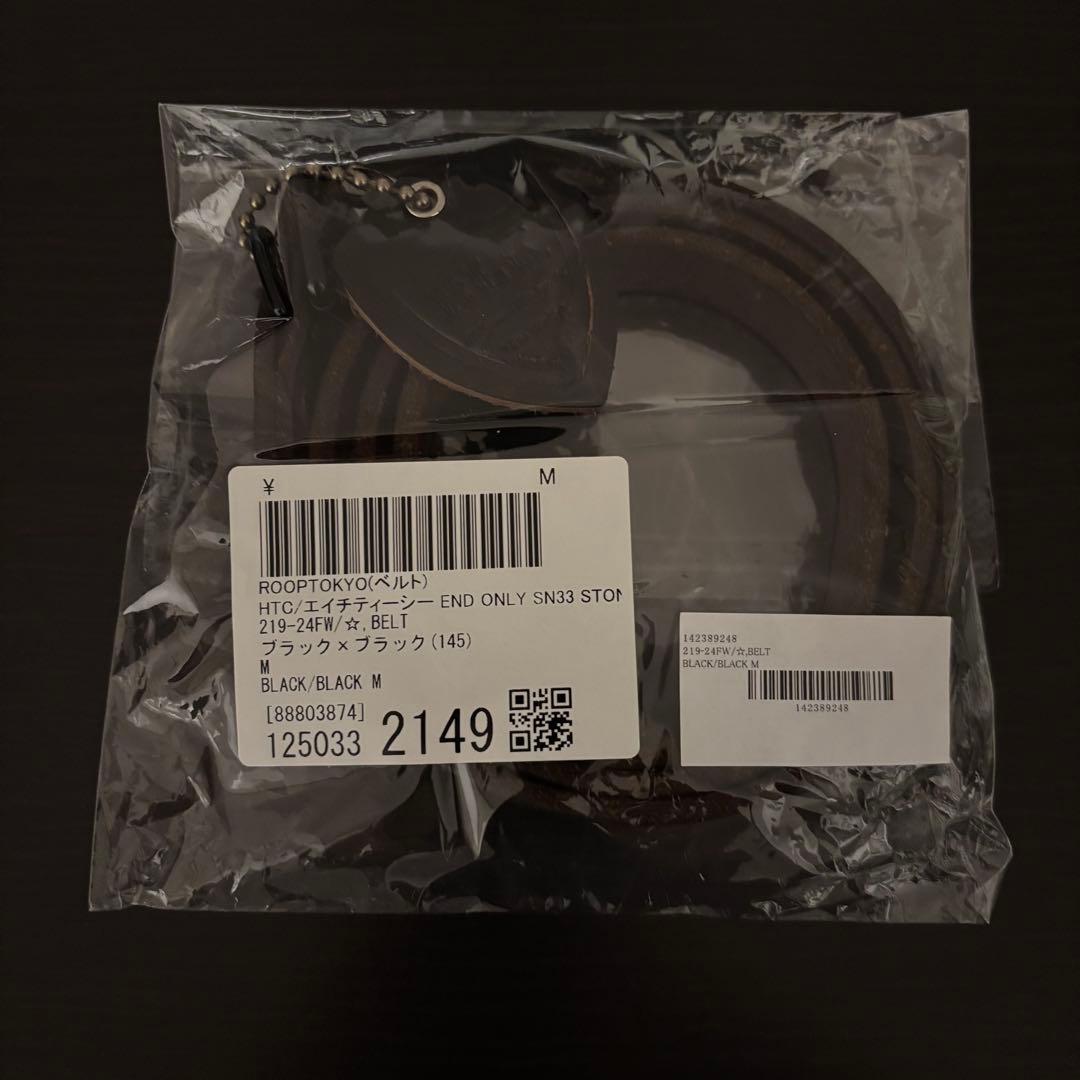 HTC BLACK ナロースタッズベルト 32インチ 美品 キムタク