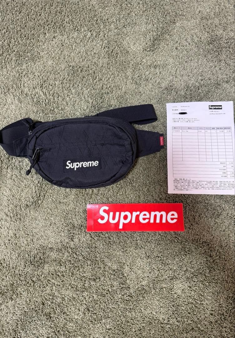 バッグ supreme 18aw waist bag black