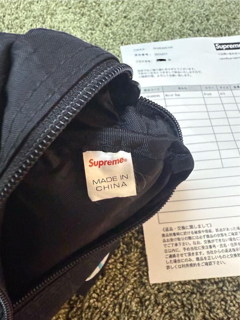 バッグ supreme 18aw waist bag black