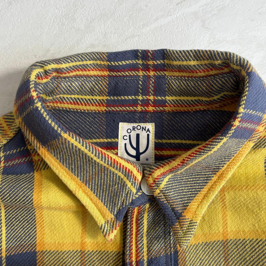 CORONA UTILITY ネルシャツ チェック XL 日本製