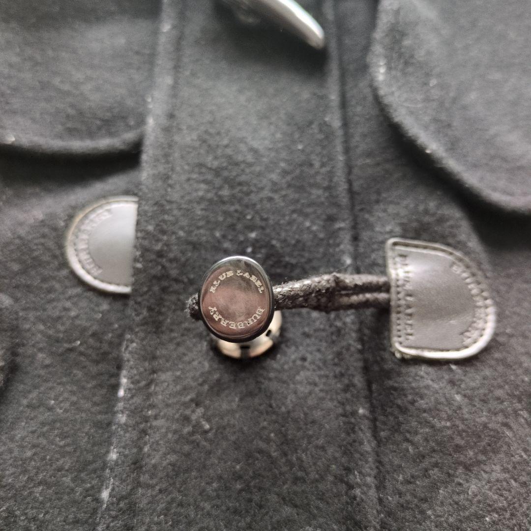 【良品】バーバリーブルーレーベル ダッフルコート チェック M 38サイズ