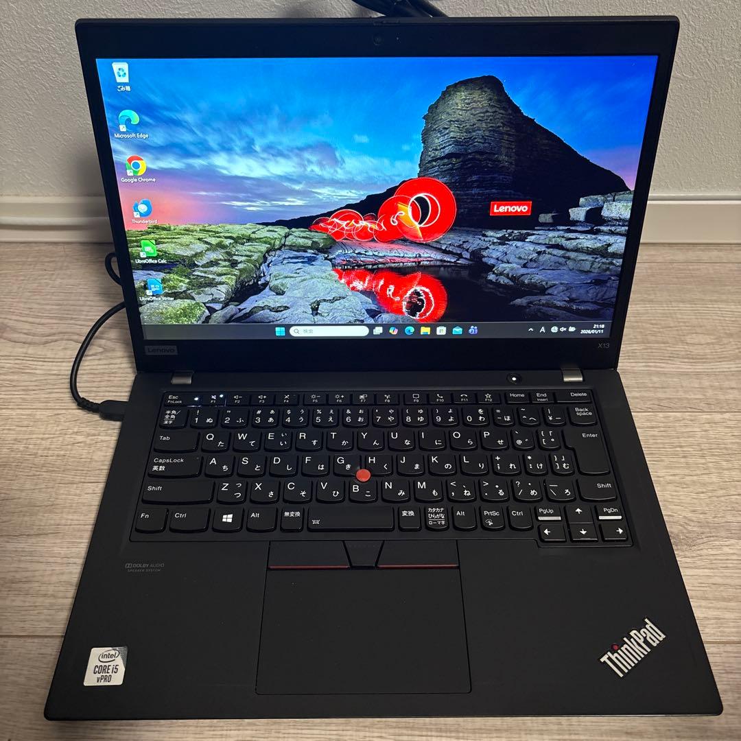 美品‼️Lenovo X13 ノートPC 16GB SSD256GB ノートPC