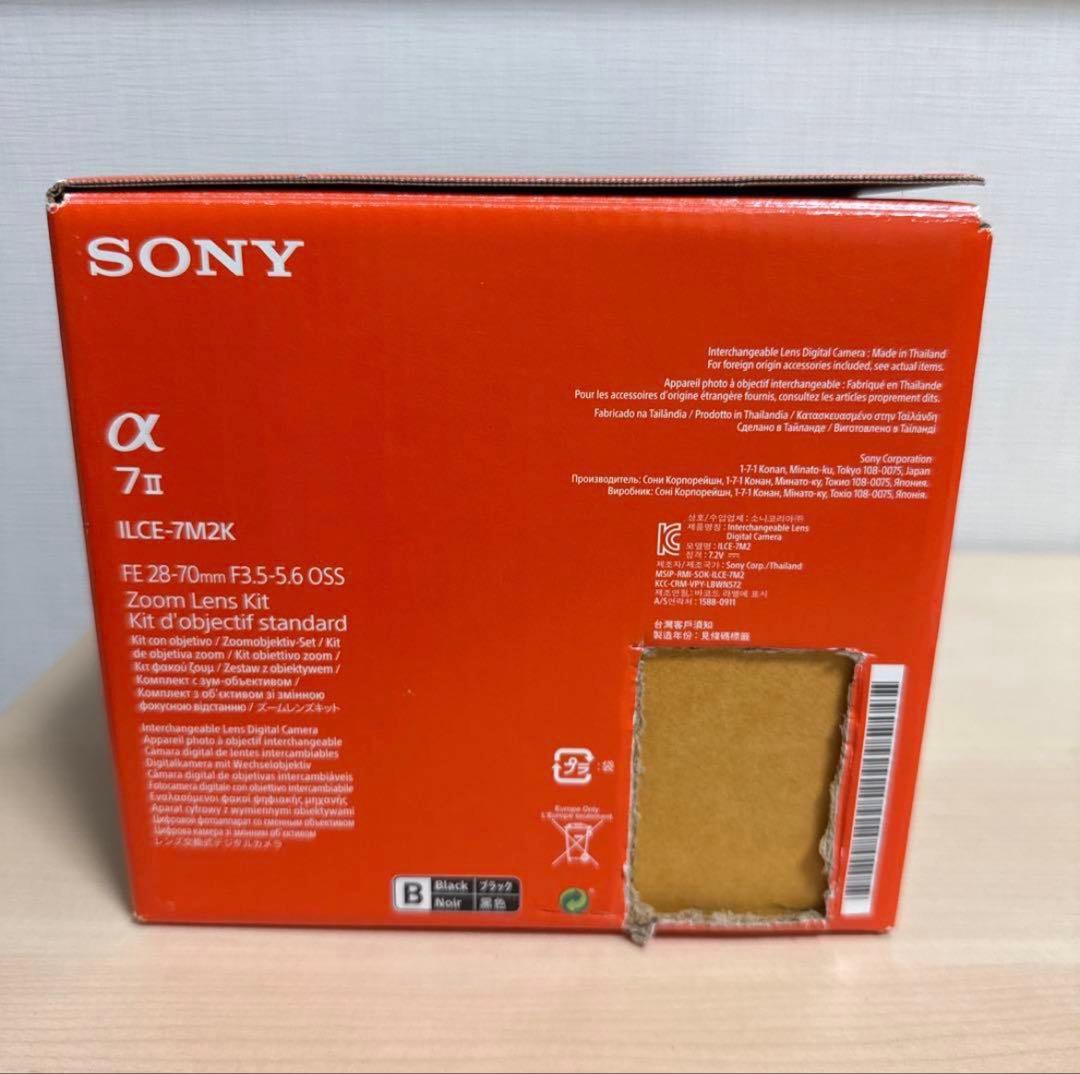 SONY(ソニー) フルサイズ ミラーレス一眼カメラ α7IIズームレンズキット
