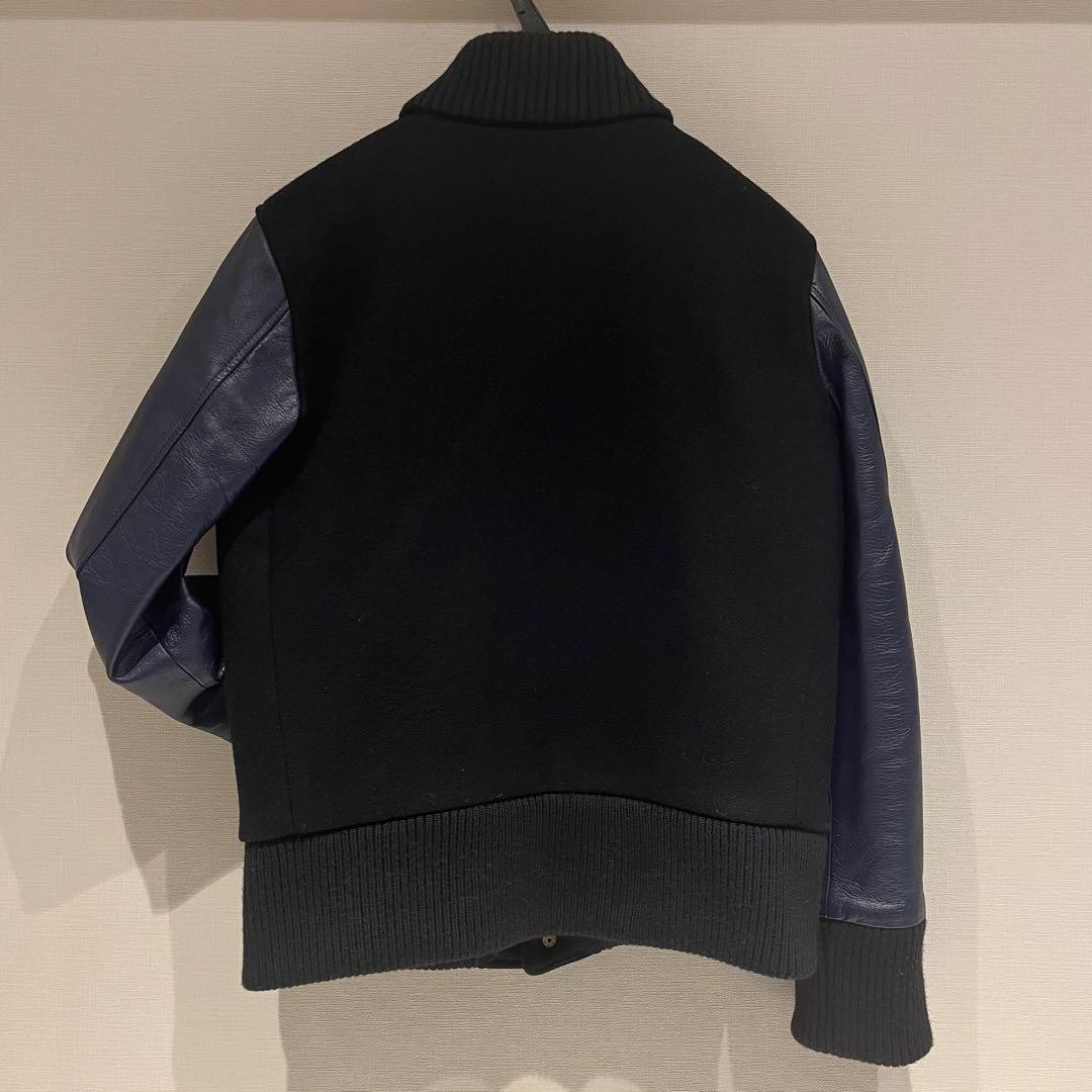 SEA レザー&ウール ジャケット