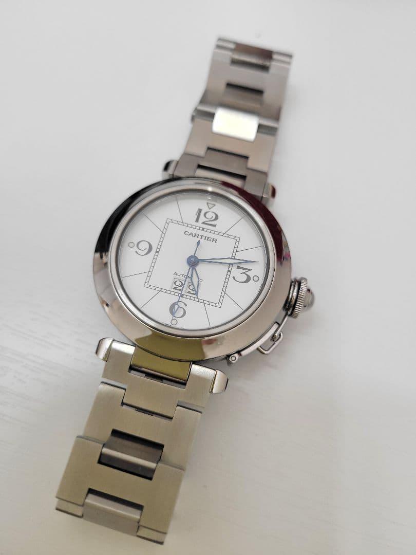 Cartier カルティエパシャ自動巻き 腕時計 シルバー