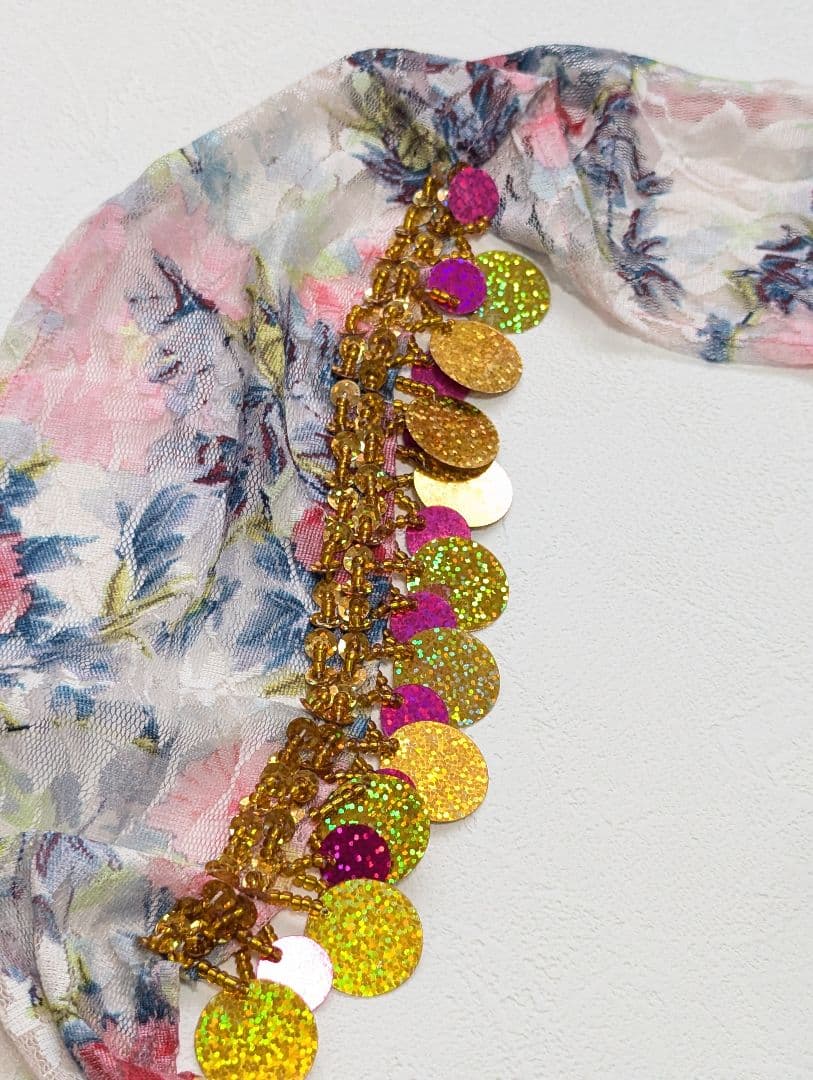 ベリーダンス サイーディドレス レース 花柄