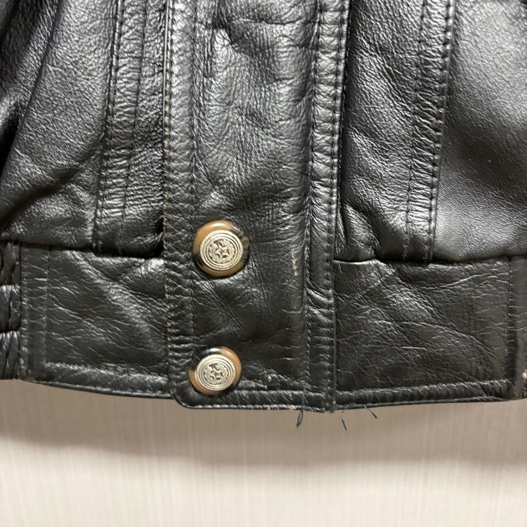 ヴィンテージ レザージャケット フライトジャケット A-2 ブラック