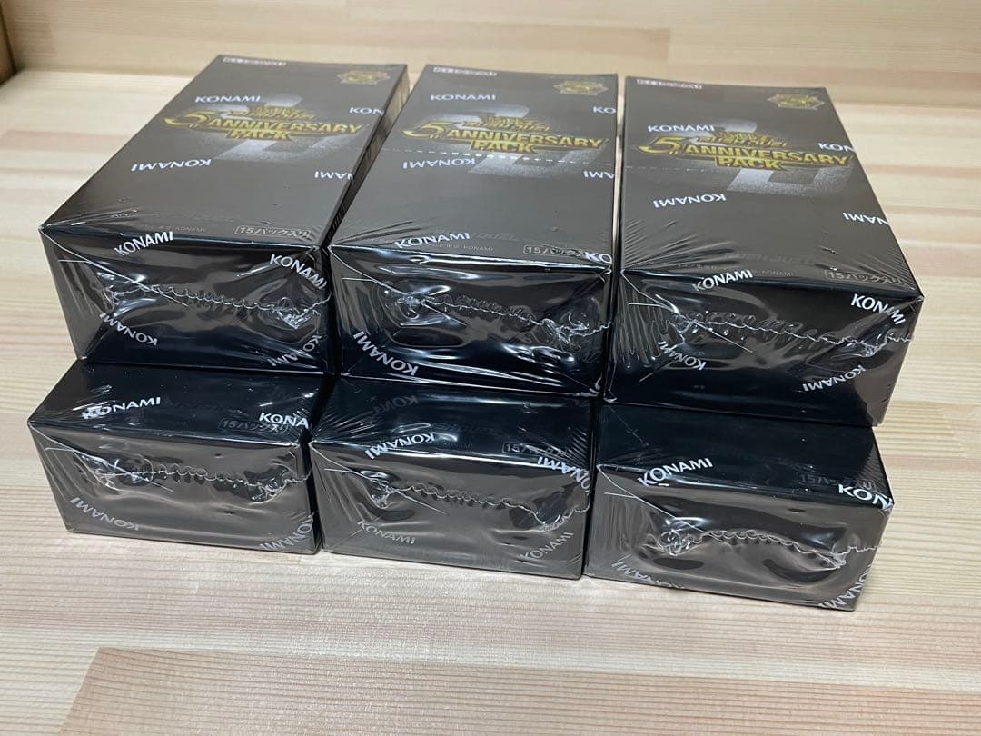 遊戯王 ラッシュデュエル 5th ANNIVERSARY PACK 6box