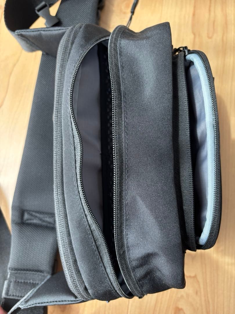 【超美品】POMULU ポムル 2WAYヒップシート ショルダーバッグ ブラック