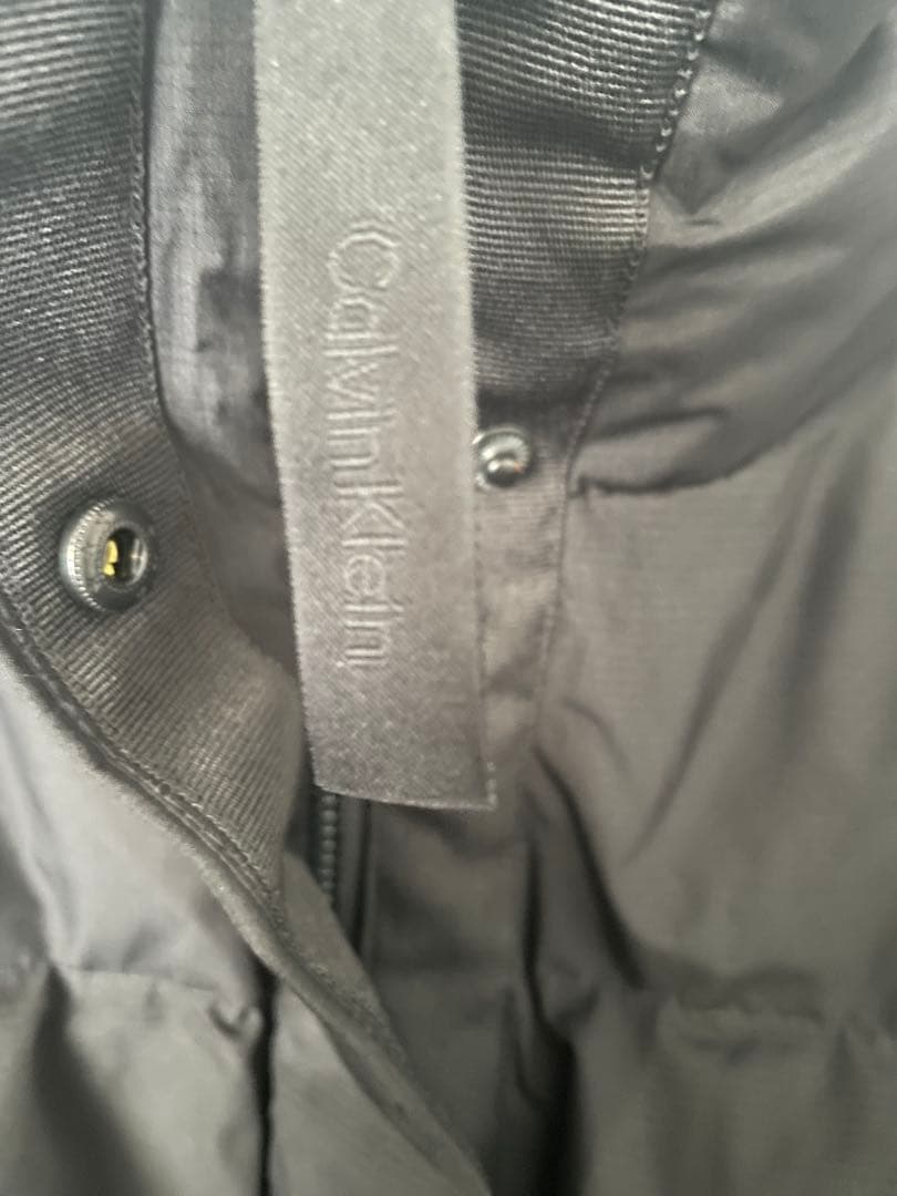 【M.com】cK 黒 ダウンジャケット