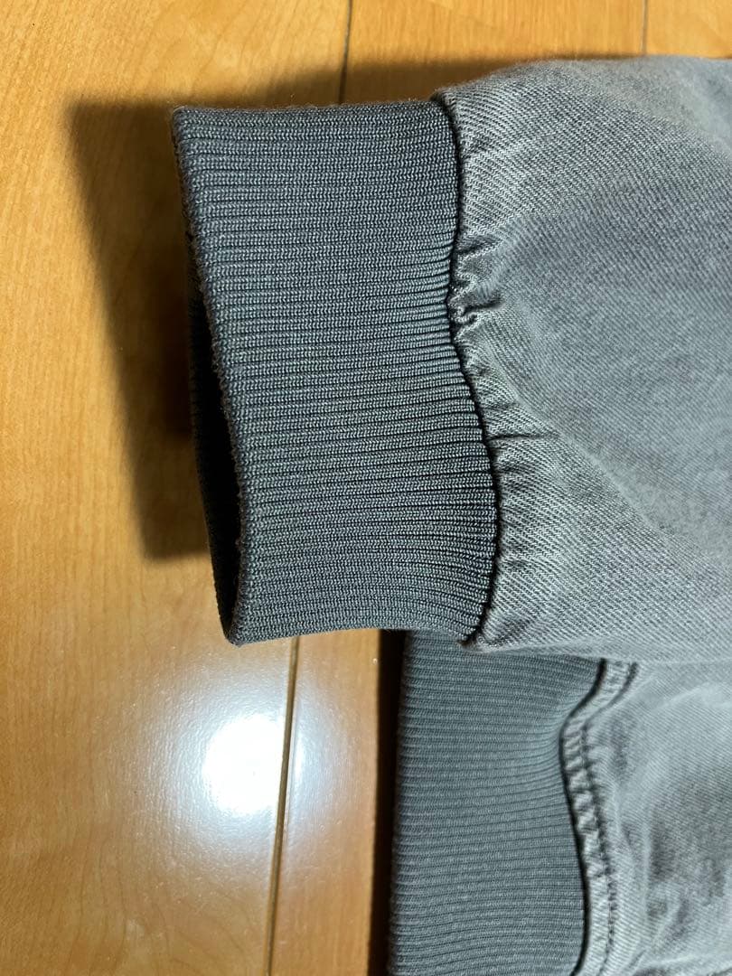 adidas デニム トラック ジャケット グレー