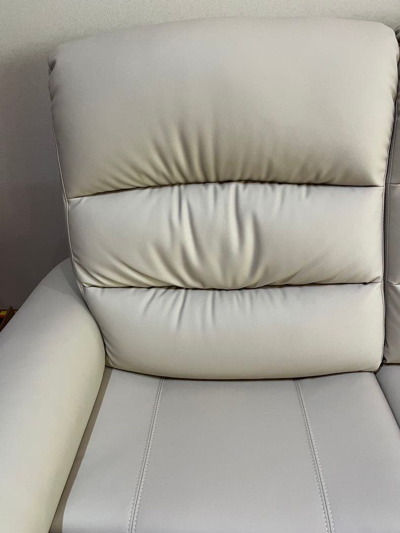 ニトリ電動リクライニングソファ 3人掛け美品　定価133400 保証付き