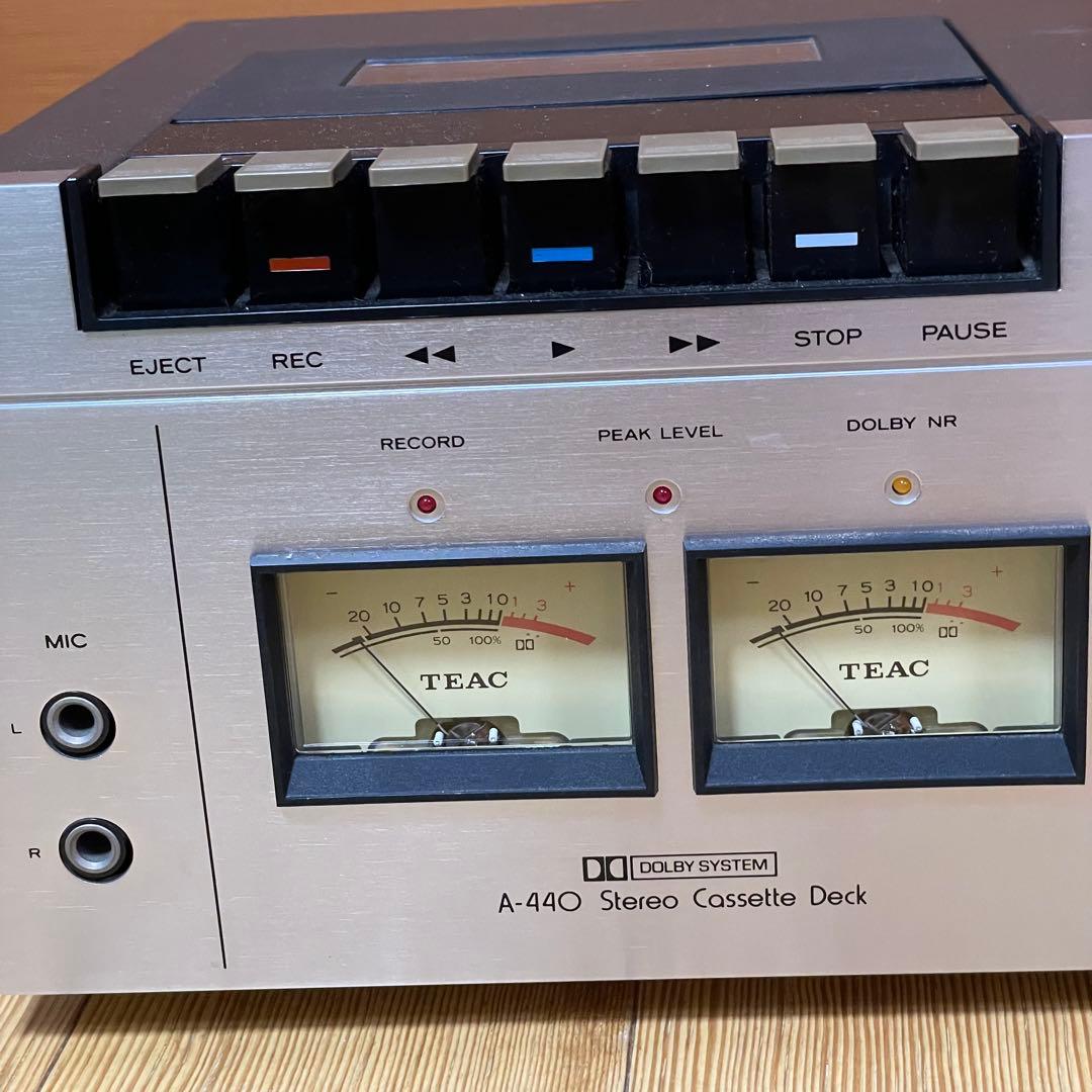 【美品‼︎】TEAC A-440 カセットデッキ