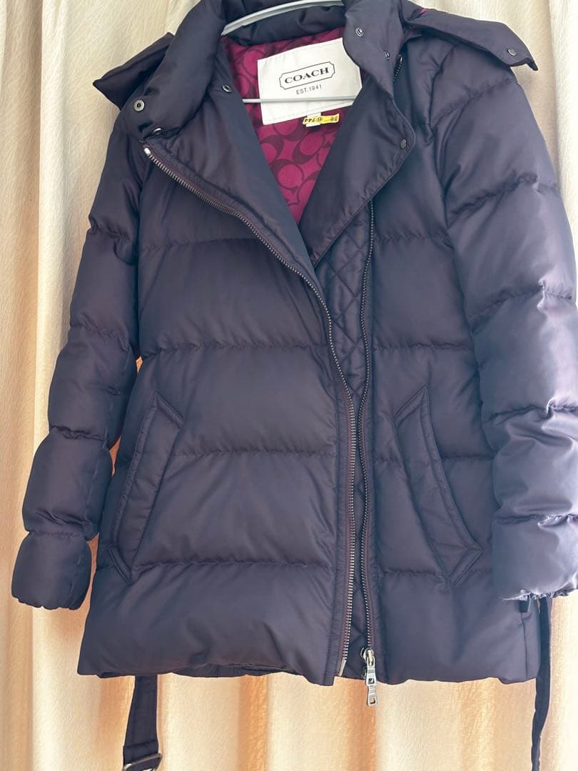最終値下げ:コーチダウンジャケット(Mサイズ相当)